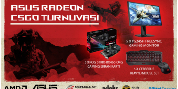 AMD ve ASUS Oyunseverleri ASUS Radeon CS:GO Turnuvasına Bekliyor