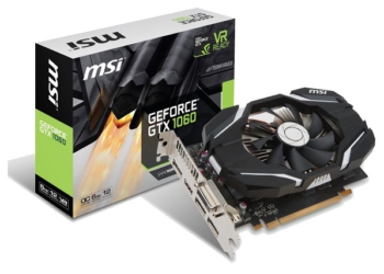 MSI Tek Fanlı GeForce GTX 1060 6G OC Ekran Kartını Duyurdu