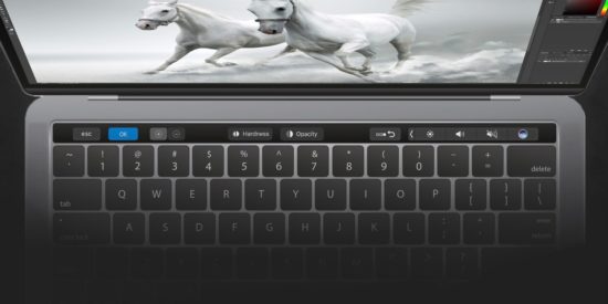 Adobe Photoshop, MacBook Pro Touch Bar Destekliyor