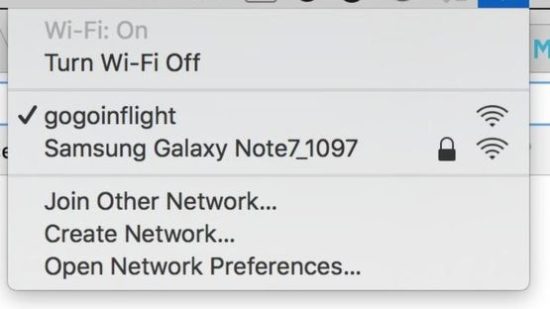 Galaxy Note 7'nin Adı Bile Uçuşun Gecikmesine Yetti