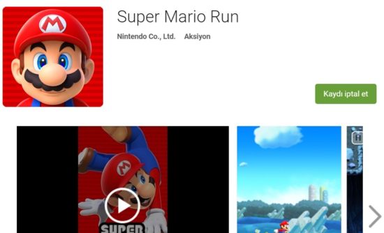Super Mario Run, App Store'dan Sonra Şimdi de Play Store'da