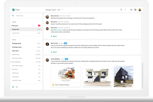 Google Hangouts Yeni Güncellemesiyle Beraber Slack'e Benzedi