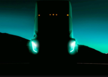 Elon Musk, Tesla'nın Elektrikli Tırı ile İlgili Bir Görsel Paylaştı