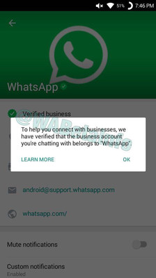 Onaylanmış Hesap Özelliği Şimdi de WhatsApp'a Geliyor