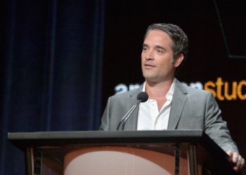 BEVERLY HILLS, CA - AUGUST 03:  Head of Drama, Amazon Studios, Morgan Wandell speaks onstage during the 'Hand Of God' panel discussion at the Amazon Studios portion of the 2015 Summer TCA Tour on August 3, 2015 in Beverly Hills, California.  (Photo by Charley Gallay/Getty Images for Amazon Studios)