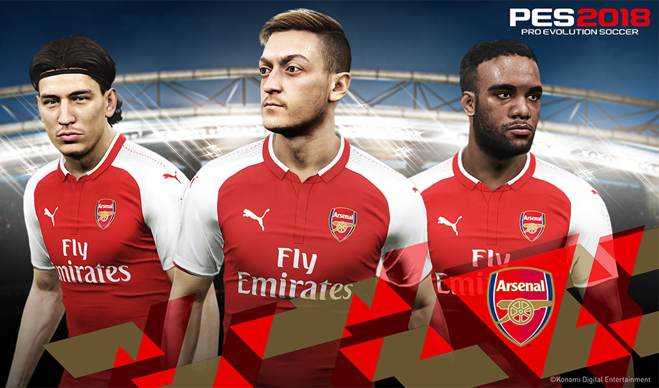 KONAMI, PES 2018 İle Arsenal'in de Resmi Partneri Oldu! KONAMI, PES 2018 İle Arsenal'in de Resmi Partneri Oldu!