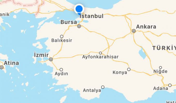 Apple Maps, Afyonkarahisar'ı Ayfonkarahisar Yaptı!