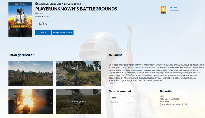 PUBG Xbox'ta Bir Haftada 1 Milyon Sattı!