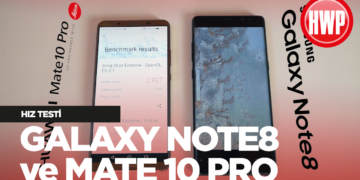 Samsung Galaxy Note 8 Huawei Mate 10 Pro Hız Testi