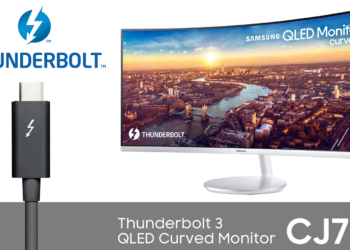 Samsung'dan Thunderbolt 3 Bağlantılı QLED Kavisli Monitör Geliyor!