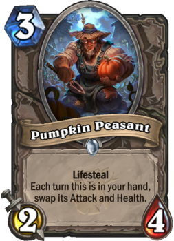 hearthstone witchwood pumpkin peasant