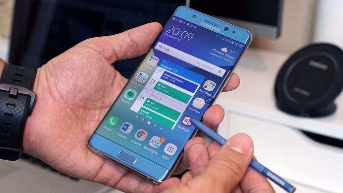 Galaxy Note 7 Fan Edition için Android Oreo