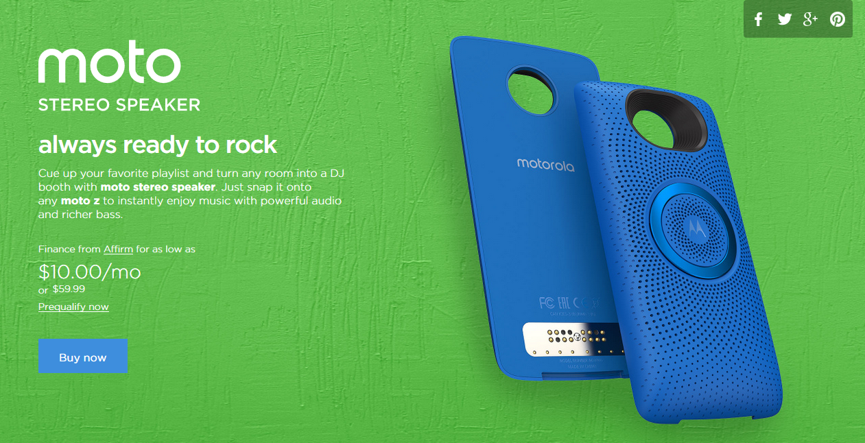 Moto Stereo Speaker