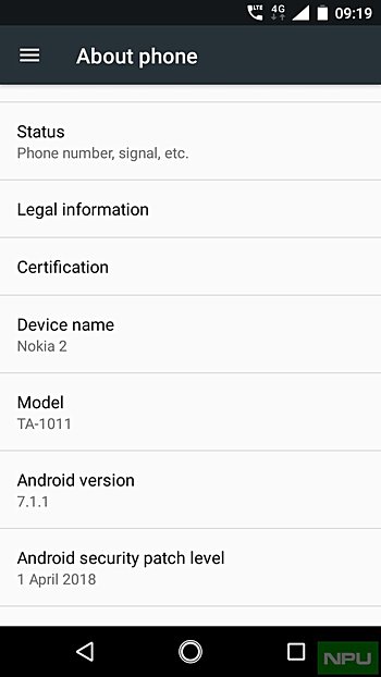 Nokia 2 nisan güvenlik yaması