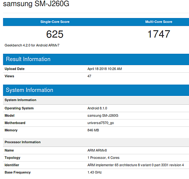 Samsung, Android Go