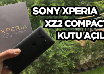 Sony Xperia XZ2 Compact kutu açılışı