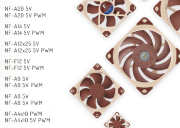Noctua'dan 5V Destekli Yeni Fanlar