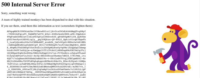 YouTube 500 Hatası