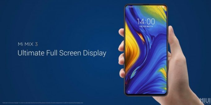 Xiaomi Mi Mix 3 resmi olarak tanıtıldı!