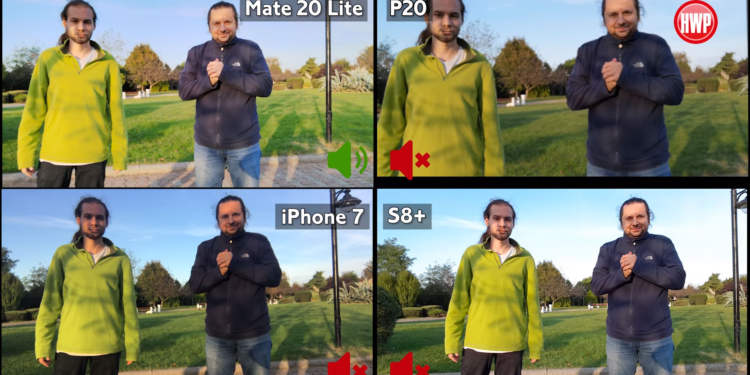 Huawei Mate 20 Lite, P20, iPhone 7 ve Galaxy S8 Plus video karşılaştırma