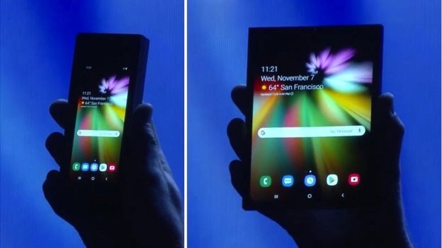 Samsung katlanabilir telefon