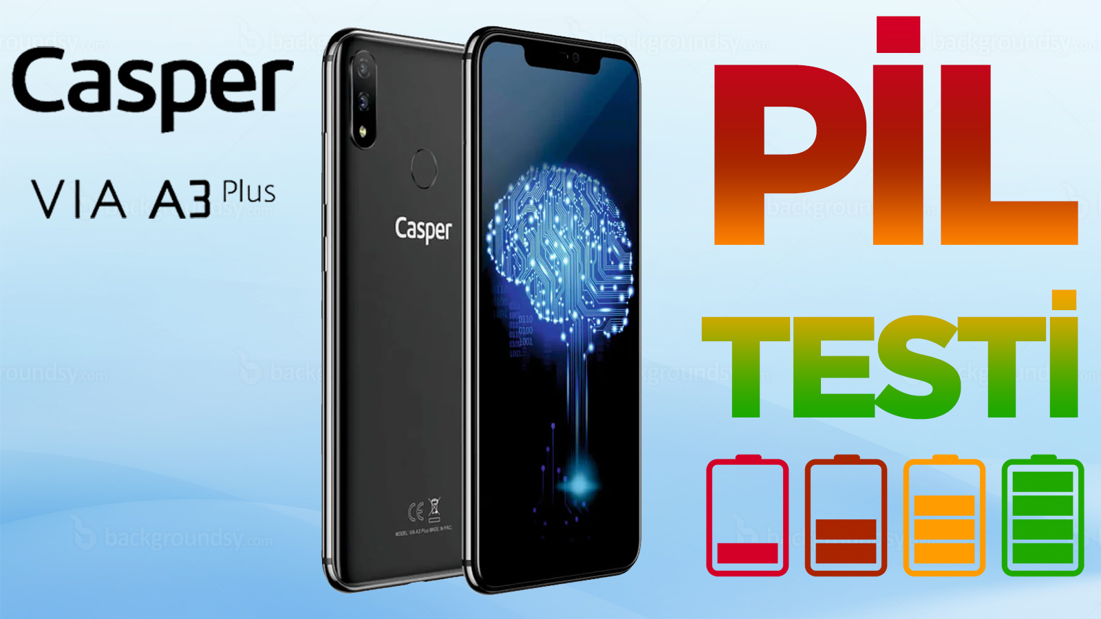Casper Via A3 Plus Pil Testi