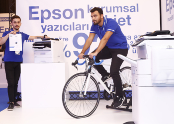 Epson, WorkForce yazıcılarının enerji tasarrufunu bisiklet deneyiyle ispatladı