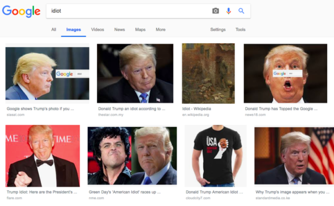 Google'a aptal yazınca neden Trump çıkıyor? Google açıkladı