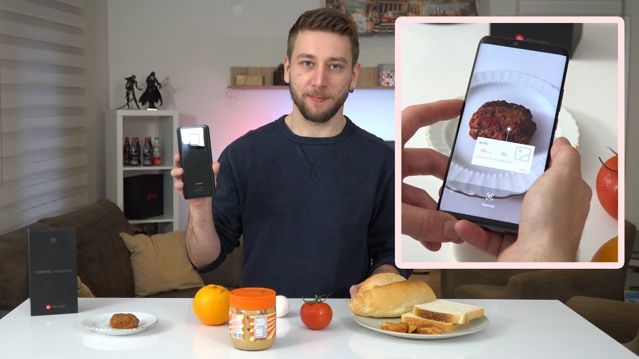 Huawei Mate 20 Pro ile yemek tanıma ve kalori hesaplama nasıl yapılır? Bu videomuzda, HiVision özelliklerinden birini test ettik.