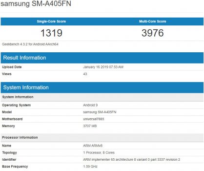 Samsung Galaxy A40