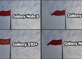 Samsung Galaxy S10+, Note9, S9+ ve Note8 video karşılaştırma!