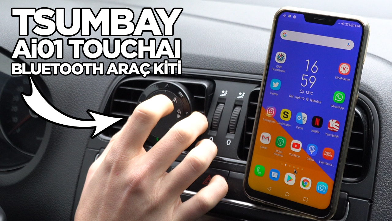 Aracınıza Mercedes kumandası ekleyin! | Tsumbay Ai01 TouchAi bluetooth araç kiti incelemesi