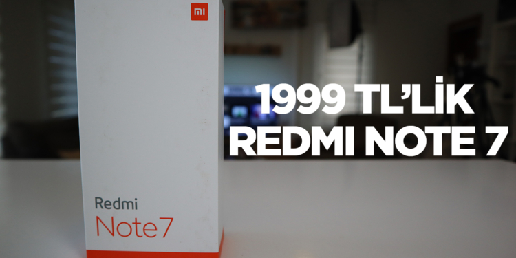 Redmi Note 7 kutu açılışı