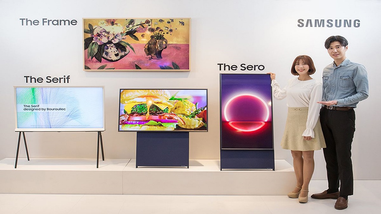samsung dikey televizyon