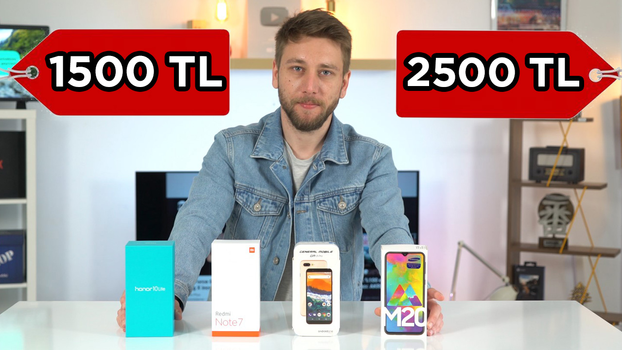 1500 TL - 2500 TL arası en iyi akıllı telefonlar
