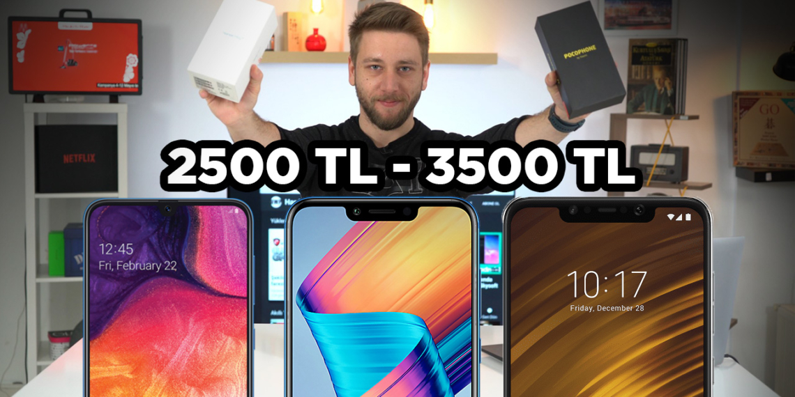 2500 - 3500 TL arası en iyi akıllı telefonlar 2019