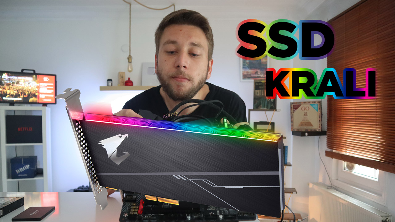 SSD'lerin kralı geldi: AORUS RGB AIC NVMe SSD (VIDEO) - Hardware Plus - HWP