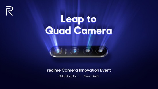 Realme 64MP kameralı telefonunu 8 ağustos tarihinde tanıtacak
