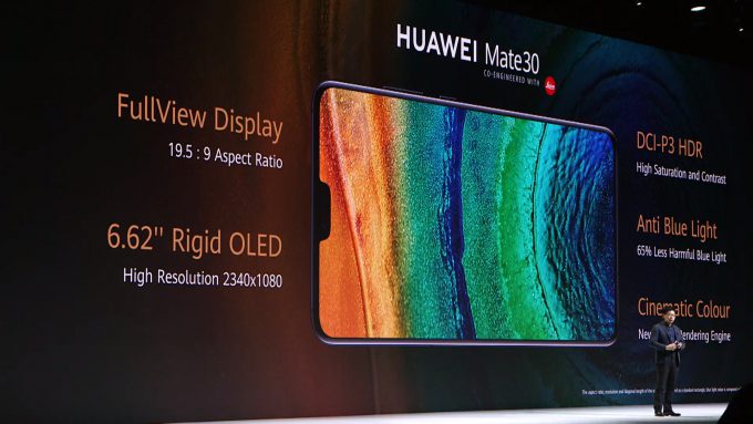 Huawei Mate 30 Ekran