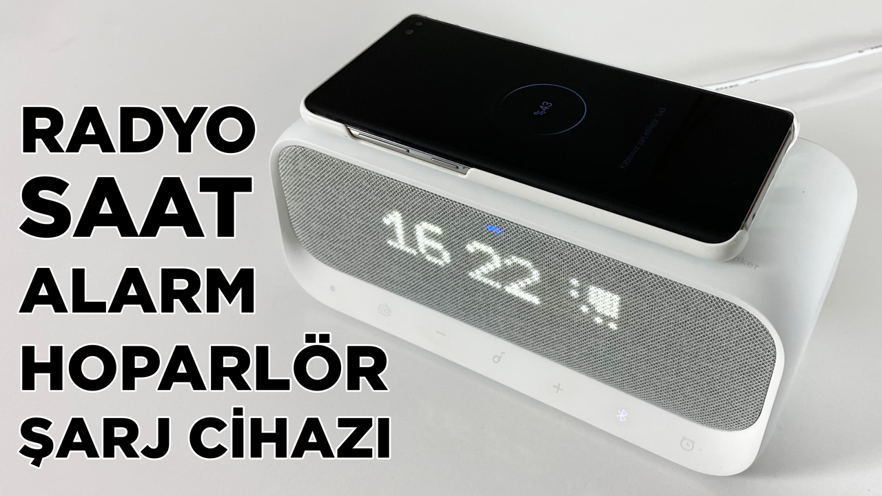 Anker Soundcore Wakey | Saat, şarj cihazı, radyo ve dahası!
