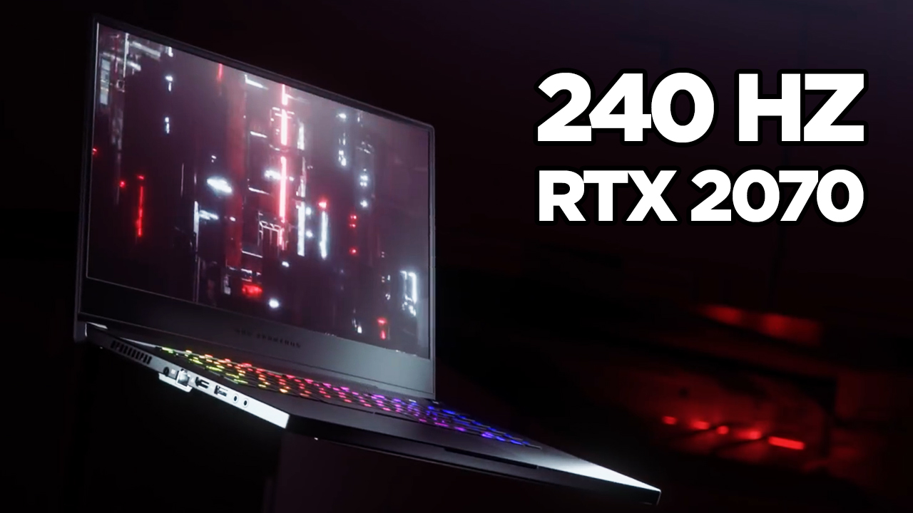 240 Hz ekran, RTX 2070 ekran kartı! | ROG Zephyrus S GX502