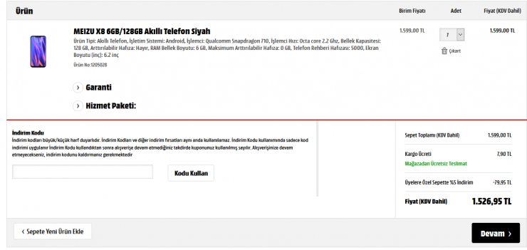 MediaMarkt'ta tüm ürünlere %5 indirim fırsatı