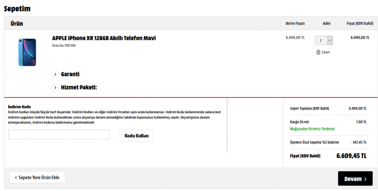 MediaMarkt'ta tüm ürünlere %5 indirim fırsatı