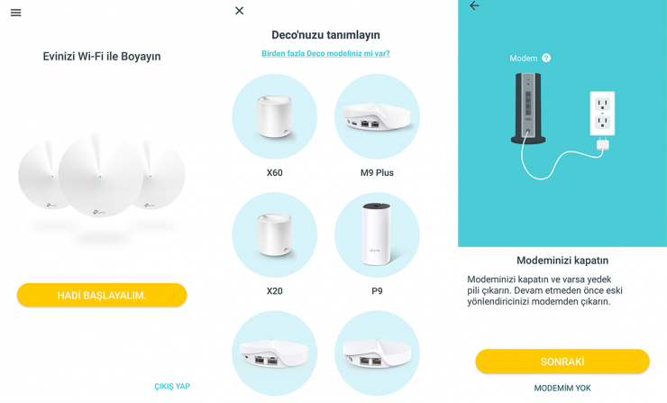 TP-Link Deco P9 kurulum