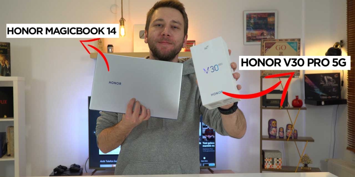 Honor V30 Pro 5G ve MagicBook 14 elimizde! Honor V30 Pro 5G ve MagicBook 14 elimizde!