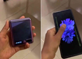 Samsung Galaxy Z Flip çalışırken görüntülendi!