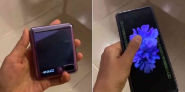 Samsung Galaxy Z Flip çalışırken görüntülendi!