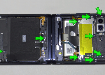 Samsung Galaxy Z Flip parçalarına ayrıldı!