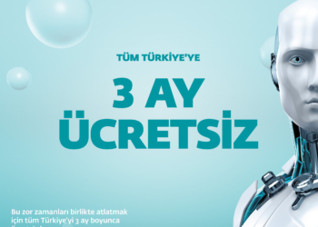 ESET tarafından tüm Türkiye'ye 3 ay ücretsiz güvenlik yazılımı!