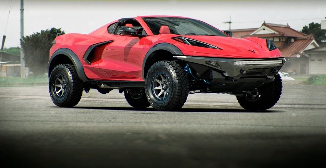 2020 Chevrolet Corvette (C8) off-road kostümüyle hayal edildi!